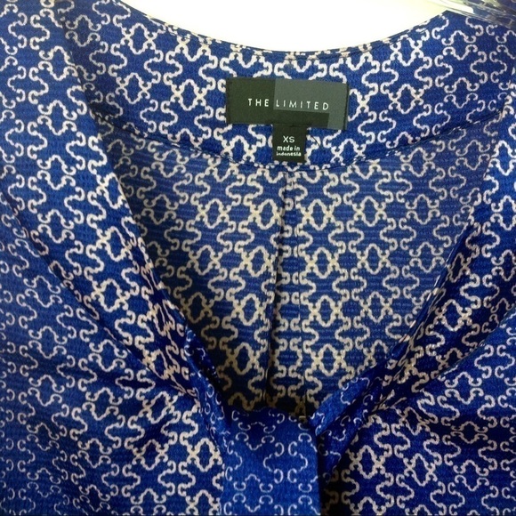 THE‎ Limited - Sleeveless Ombre Blue Sleeveless Blouse Size xs - Picture 3 of 5